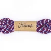 Clearance Blu Red and White Woven Flat Laces Accessories
