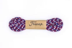 Clearance Blu Red and White Woven Flat Laces Accessories