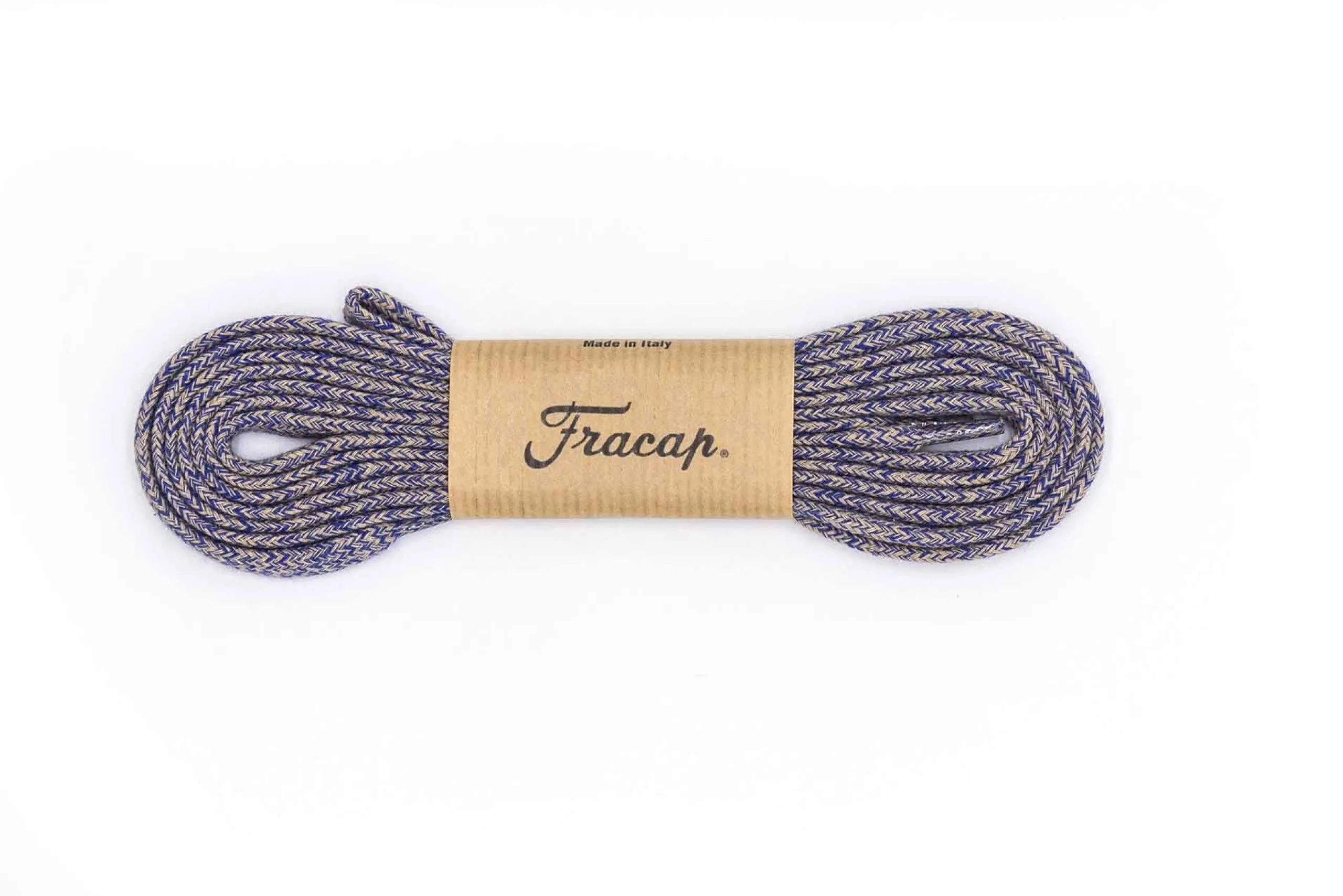 Fashion Blue and Beige Melange Flat Laces Accessories