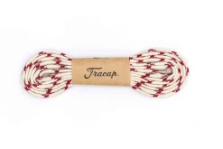 Outlet Cream and Red Woven Flat Laces Accessories