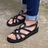 Best D182 Black Sandals Sandals