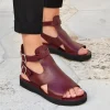 Fashion D032 Bordeaux Sandals Sandals