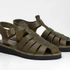 Online D038 Olive Sandals Sandals