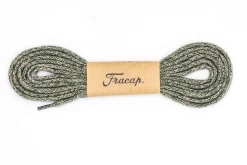 Hot Green and Beige Melange Flat Laces Accessories