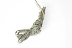 Hot Green and Beige Melange Flat Laces Accessories