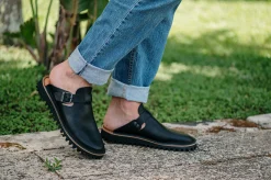 Sale S100 Black Sabot Sandals